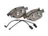 ES#4852370 - DD23-1546 - Front ECS DD23 "Daily Driver" Ceramic Brake Pad Set - This enthusiast-developed pad offers confident stopping power, very low dust, quiet braking, and a positive initial bite. The perfect choice for your daily-driven Euro! - ECS - Audi