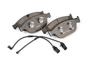 ES#4852370 - DD23-1546 - Front ECS DD23 "Daily Driver" Ceramic Brake Pad Set - This enthusiast-developed pad offers confident stopping power, very low dust, quiet braking, and a positive initial bite. The perfect choice for your daily-driven Euro! - ECS - Audi