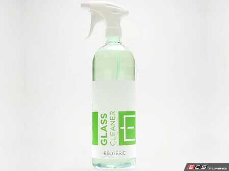 ES#4920003 - ES0.GLASS.32 - Esoteric Glass Cleaner - 32oz - Experience the ultimate clarity - designed to tackle even the toughest grime while being safe for tinted windows - ESOTERIC Car Care - Audi BMW Volkswagen Mercedes Benz MINI Porsche