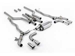 ES#4447565 - SSXBM1180 - Cat Back System - Polished Tips - An entire system from the downpipes back for a full sound overhaul! - Milltek Sport - BMW