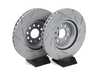 ES#3071734 - USR7612 - Front USR Series Sport Slotted Rotors - Pair (340x30) - Upgrade to a Turbo slotted rotor for improved braking - EBC - Audi Volkswagen