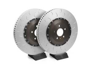 ES#4840415 - 034-301-1016 - 2-Piece Floating Front Brake Rotor Upgrade Kit (400x38) - 2-Piece Floating Front Brake Rotor Upgrade Kit is a complete replacement brake rotor kit, designed to work with the factory front calipers - 034Motorsport - Audi