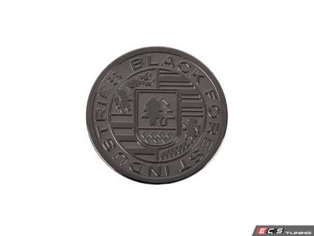 ES#4818298 - IBFI1041 - BFI Crest Coin For Heavy Weight Shift Knobs - Black Chrome - Replace the BFI crest on your BFI weighted shift knob with the Black Chrome version! - Black Forest Industries - Audi Volkswagen