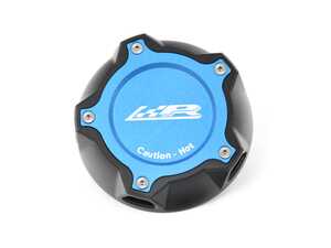 ES#4883000 - 201-0393-BLU - Blue Engine Coolant Reservoir Cap - Functional and stunningly stylish way to add a nice touch to any engine bay! - Precision Raceworks - BMW