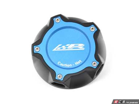 ES#4883000 - 201-0393-BLU - Blue Engine Coolant Reservoir Cap - Functional and stunningly stylish way to add a nice touch to any engine bay! - Precision Raceworks - BMW