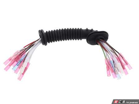 ES#2902955 - 1J6971147H - Hatch Wiring Harness Repair Kit - Left - Responsible for electrical transmission through hatch area - Vemo - Volkswagen