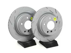 ES#522689 - USR1358 - Ultimax USR Sport Rear Rotors - Pair (300X20) - Upgrade to a slotted rotor for improved braking - EBC - BMW