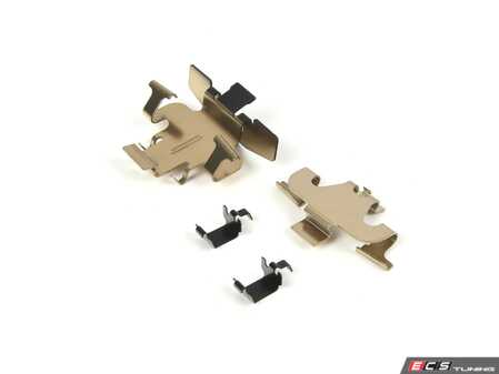 ES#4476910 - 971698231B - Disc Brake Anti-Rattle Clip Set - Fits left and right side - Genuine Volkswagen Audi - Audi