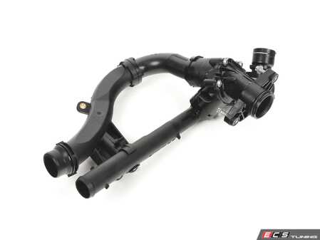 ES#4049225 - 2742003400 - Thermostat Assembly - Engine Coolant Thermostat / Water Inlet Assembly - Genuine Mercedes Benz - Mercedes Benz