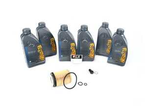 ES#4609291 - 2701800109ECSKT - M270 CLA250 / GLA250 Genuine Oil Service Kit (5w-40) - With ECS Magnetic Drain Plug - Everything you need to perform an engine oil service on your CLA250 / GLA250 - Genuine Mercedes Benz - Mercedes Benz