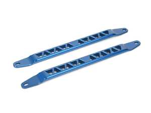 ES#4899790 - BMSBILSCB-BLU - BMS Billet Strut Cross Braces - Anodized Blue - Add a little color and upgrade the appearance of your engine bay! - Burger Motorsports - BMW