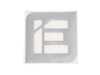 ES#4882929 - IEGRUU17-2 - 4" X 4" Die Cut IE Sticker - Grey - Strike fear into the hearts of slower vehicles with this IE logo vinyl sticker in your choice of color. - Integrated Engineering - Audi Volkswagen Porsche