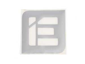 ES#4882929 - IEGRUU17-2 - 4" X 4" Die Cut IE Sticker - Grey - Strike fear into the hearts of slower vehicles with this IE logo vinyl sticker in your choice of color. - Integrated Engineering - Audi Volkswagen Porsche