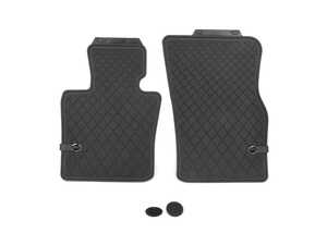 ES#4908763 - 51475B50A81 - Essentials Front Rubber Factory Floor Mats Set Black - Priced As Set  - Replace or upgrade to factory MINI mats - Genuine MINI - MINI