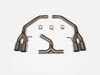 ES#4899871 - 018956LA01 - B7 VR6 Muffler Delete  - Add an aggressive exhaust note to your B7 VR6! Featuring T304 stainless steel construction and OE-style Accuseal clamps for easy installation. - ECS - Volkswagen