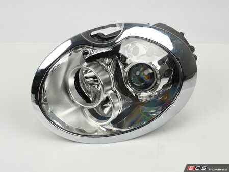 ES#4912637 - 63127198739 - Headlight Assembly Xenon - Left *Scratch And Dent* - Mounts to the front hood section, AL and Magnetti Marelli are the same company on this part. - Scratch & Dent - MINI
