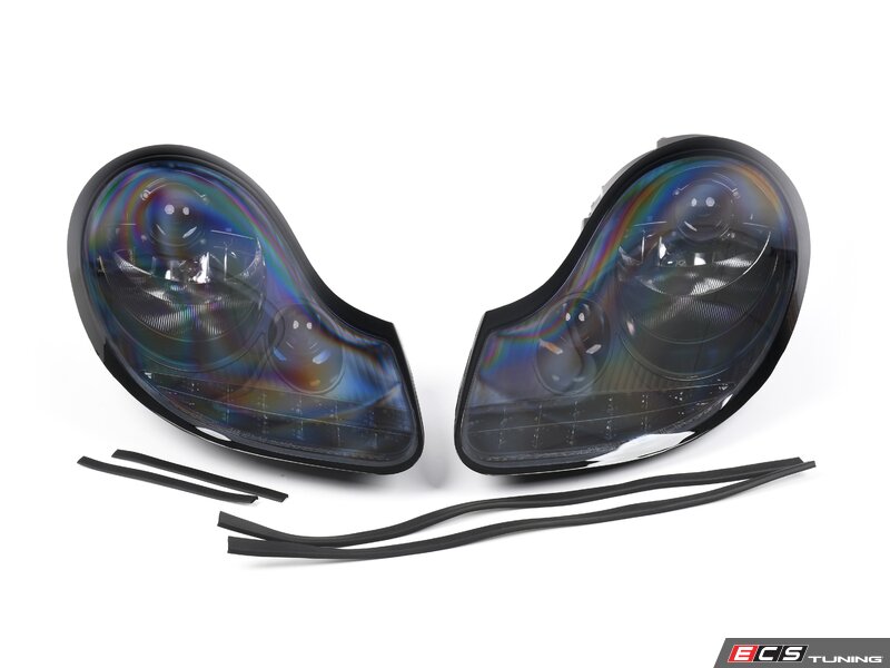 Chrom Halogen Scheinwerfer für Porsche 911 996/Boxster 1996-2004 LED-BLINKS LPPO