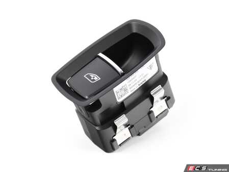 ES#4393857 - 958959855DML - Power Window Switch - Priced Each - Beautiful matte black and bright chrome switch unit - 3 required per car - Genuine Porsche - Porsche
