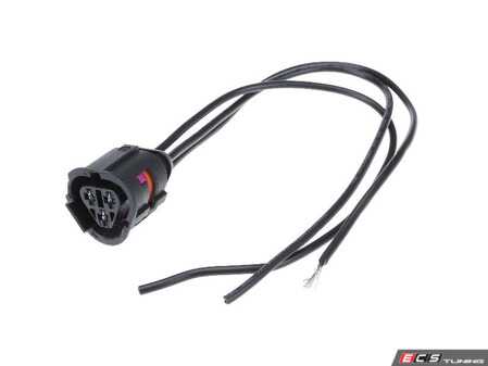 ES#4920517 - 1J0973203 - Radiator Fan Switch Connector - 3-pin triangular connector - URO - Volkswagen