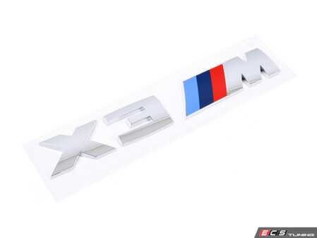 ES#4189059 - 51148070536 - Model Emblem - X3 M - Genuine BMW - BMW