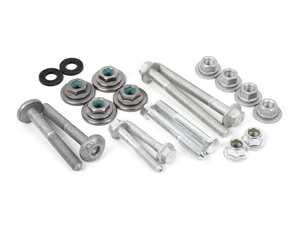 ES#4880758 - 034-401-H005 - Lower Control Arm M14 Hardware Kit for B8/B8.5 Audi A4/S4/RS4, A5/S5/RS5, Q5/SQ5, C7/C7.5 A6/S6/RS6, A7/S7/RS7, & 95B Porsche Macan - This hardware kit contains all hardware required to install a lower front control arm kit for late model B8.5/C7.5 vehicles with M14 hardware. All hardware is high-quality OEM plated. - 034Motorsport - Audi