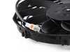 ES#4147288 - 30100435 - Universal 10" Low profile Electric Fan - Black - 802 CFM. High performance puller fan with curved blades. - Spal - 