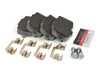 ES#4316824 - 34216867175 - Rear Premium NAO Ceramic Brake Pad Set - Quality low dust ceramic pad from an original equipment supplier - Brembo - BMW