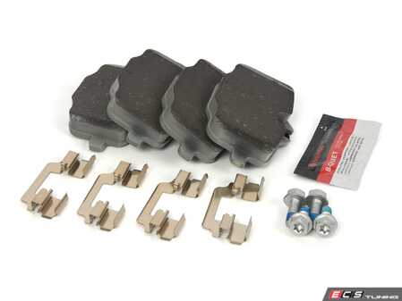 ES#4316824 - 34216867175 - Rear Premium NAO Ceramic Brake Pad Set - Quality low dust ceramic pad from an original equipment supplier - Brembo - BMW