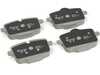 ES#4316824 - 34216867175 - Rear Premium NAO Ceramic Brake Pad Set - Quality low dust ceramic pad from an original equipment supplier - Brembo - BMW