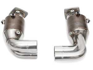 ES#4920724 - FS.POR.9912.PSES - Fabspeed Porsche 991.2 Carrera Sport Catalytic Converters (for PSE) (2017-2019) - High-flowing, direct bolt-on replacement for the bulky & restrictive factory catalytic converters. German imported 200-cell HJS catalysts. - Fabspeed - Porsche