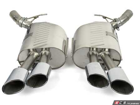 ES#4758834 - B5311.22180 - Eisenmann Performance Exhaust - Race - 120x77mm Oval Tips - Enhance your driving experience with this precision-engineered, dyno-tested axleback from Eisenmann. - Eisenmann - BMW