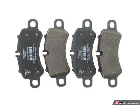 ES#4397943 - 992698151G - Front Brake Pad Set - does not include brake wear sensor - Genuine Porsche - Porsche