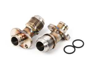 ES#4045981 - B7RS4-12Adpt - JHM -12AN Conversion Oil Pan Adapters for RS4 Oil Cooler - Don't get stuck only using OEM oil cooler lines with this kit! - JH Motorsports  - Audi