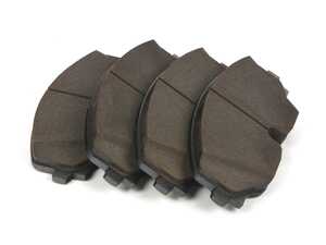 ES#4852387 - EP24-2074 - Front ECS EP24 "Enthusiast Peformance" Brake Pad Set - This enthusiast-developed high-performance street and light track pad offers an ideal solution for the spirited commuter and weekend autocross driver alike. - ECS - Volkswagen