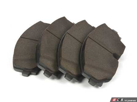 ES#4852387 - EP24-2074 - Front ECS EP24 "Enthusiast Peformance" Brake Pad Set - This enthusiast-developed high-performance street and light track pad offers an ideal solution for the spirited commuter and weekend autocross driver alike. - ECS - Volkswagen
