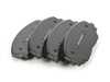 ES#4852387 - EP24-2074 - Front ECS EP24 "Enthusiast Peformance" Brake Pad Set - This enthusiast-developed high-performance street and light track pad offers an ideal solution for the spirited commuter and weekend autocross driver alike. - ECS - Volkswagen