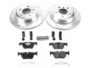 ES#3990214 - K6852 - Z23 Evolution Brake Kit - Rear - For BMW enthusiasts who want an easy, effective way to improve braking performance without compromising comfort or cleanliness. - Power Stop - BMW