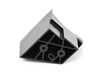 ES#348238 - 3C98577819B9 - Seat Belt Guide - Satin Black - Genuine Volkswagen Audi - Volkswagen
