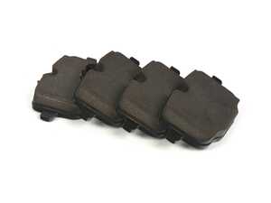 ES#4852380 - EP24-1469 - Rear ECS EP24 "Enthusiast Peformance" Brake Pad Set - This enthusiast-developed high-performance street and light track pad offers an ideal solution for the spirited commuter and weekend autocross driver alike. - ECS - BMW
