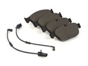 ES#4852381 - EP24-1546 - Front ECS EP24 "Enthusiast Peformance" Brake Pad Set - This enthusiast-developed high-performance street and light track pad offers an ideal solution for the spirited commuter and weekend autocross driver alike. - ECS - Audi