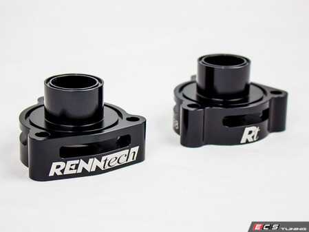 ES#4929870 - 09.0388.V8 - Blow Off Valve Adapters - Fits all 4.0L M176, M177 and M178 Engines. Achieve that "blow off sound" people are fond of on turbocharged vehicles! - RENNTECH - Mercedes Benz