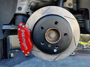ES#4930610 - VTT-BRAKE-E9X-6- - Rear Drag Brake Conversion Kit - This kit replaces your rear brake rotors and calipers to fit 15 wheels. - Vargas Turbo Technologies - BMW