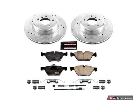 ES#3989985 - K5691 - Z23 Evolution Brake Kit - Front - Combines OE fitment with upgraded materials to deliver reliable braking performance. - Power Stop - BMW