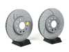 ES#521585 - GD1201 - Front GD Sport Rotors - Pair(288x25) - Upgrade to a slotted/dimpled rotor for improved braking - EBC - Audi Volkswagen