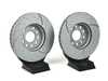 ES#521585 - GD1201 - Front GD Sport Rotors - Pair(288x25) - Upgrade to a slotted/dimpled rotor for improved braking - EBC - Audi Volkswagen