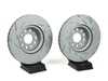 ES#522693 - USR1386 - Front Slotted Brake Rotors - Pair (312x25) - Reduce the fading, improve your braking - OE# 1K0615301AA - EBC - Audi Volkswagen