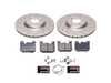 ES#4794430 - CRK7446 - Z23 Evolution Sport Brake Upgrade Kit - Front - Includes Z23 Carbon-Fiber Ceramic Brake Pads, Drilled & Slotted Zinc Plated Rotors, and stainless-steel hardware - Power Stop - BMW