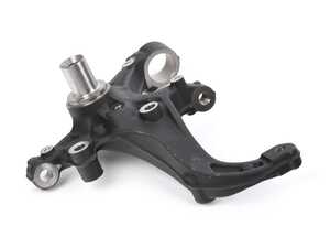 ES#4387360 - 5WA505435F - Rear Wheel Bearing Housing - Left - Also referred to as the spindle or knuckle. - Genuine Volkswagen Audi - Volkswagen