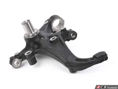 ES#4387360 - 5WA505435F - Rear Wheel Bearing Housing - Left - Also referred to as the spindle or knuckle. - Genuine Volkswagen Audi - Volkswagen