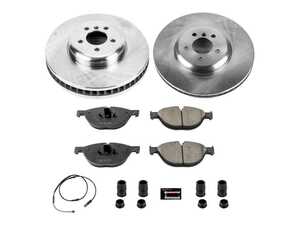 ES#3990556 - KOE6414 - Z17 Stock Replacement Brake Kit - Front - Includes Z17 ceramic brake pads, rotors, and stainless-steel hardware - Power Stop - BMW